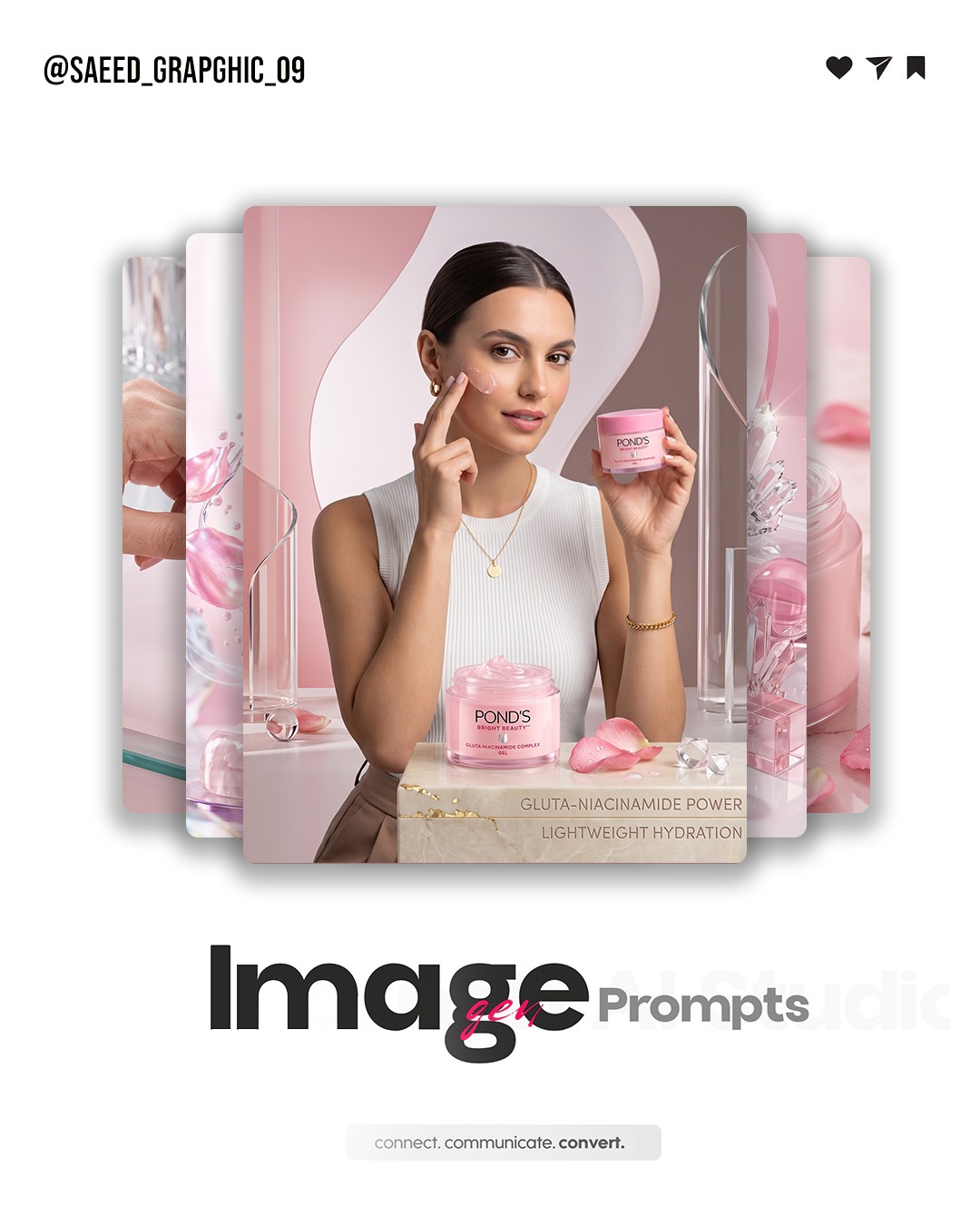 Pond's product photography collection